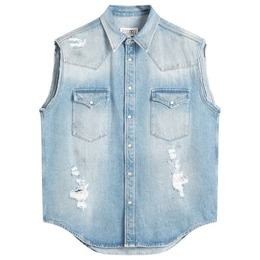 MM6 Maison Margiela: Рубашка без рукава 