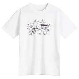 MM6 Maison Margiela: Белая футболка 