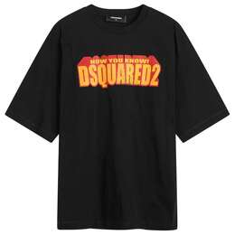 Dsquared2: Футболка свободного кроя 