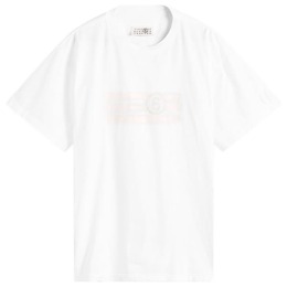 MM6 Maison Margiela: Белая футболка 