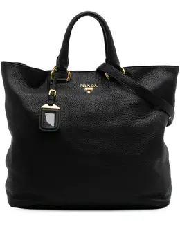 Prada Pre-Owned: Чёрная сумка-шоппер 