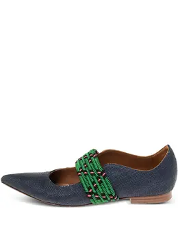 Malone Souliers: Синие балетки 