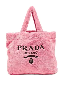 Prada Pre-Owned: Розовая сумка-шоппер 
