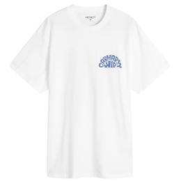 Carhartt WIP: Голубая футболка 