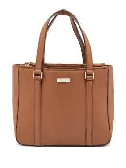 Kate Spade: Коричневая сумка-шоппер 