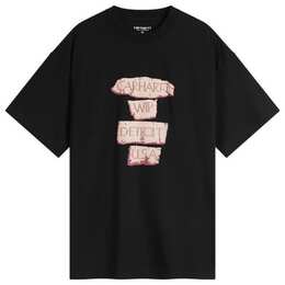 Carhartt WIP: Чёрная футболка 