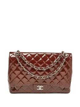 CHANEL Pre-Owned: Бордовая сумка 