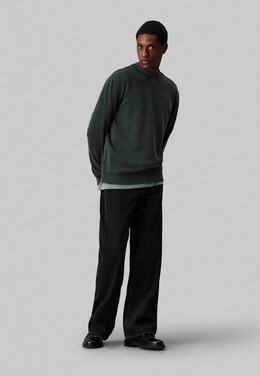 Calvin Klein: Зелёная толстовка 