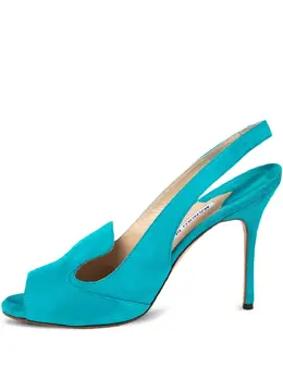 Manolo Blahnik: Голубые сандалии 