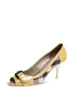 Burberry Pre-Owned: Жёлтые туфли 