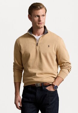 Polo Ralph Lauren: Коричневая толстовка 