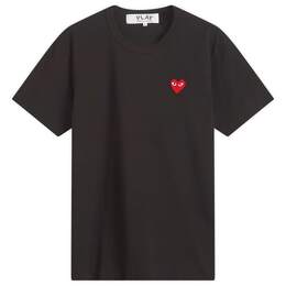 Comme Des Garçons Play: Чёрная футболка 