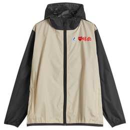 Comme Des Garçons Play: Бежевая куртка 