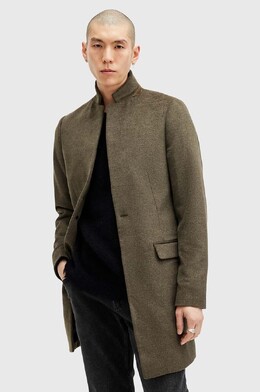 Allsaints: Зелёное пальто 