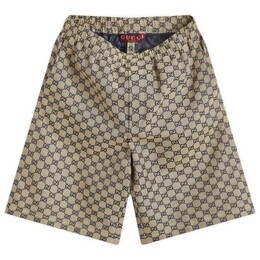 Gucci: Жаккардовые шорты  GG Supreme