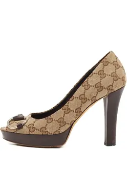Gucci Pre-Owned: Бежевые босоножки 