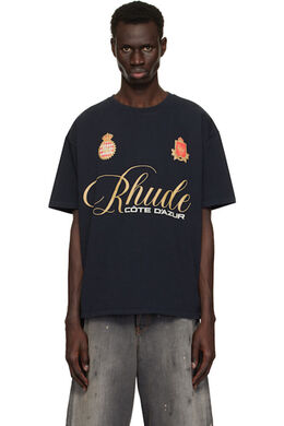 Rhude: Чёрная футболка 
