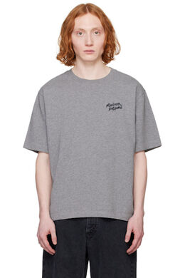 Maison Kitsuné: Серая футболка 
