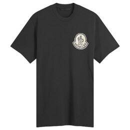 Moncler: Чёрная футболка 