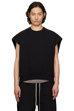 Rick Owens Drkshdw: Чёрная толстовка  Jumbo