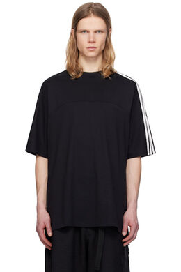 Y-3: Чёрная футболка 