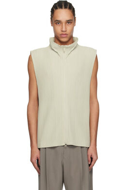 Homme Plissé Issey Miyake: Жилет из полиэстера 