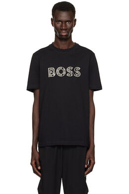 BOSS: Чёрная футболка 