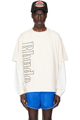 Rhude: Белая футболка 