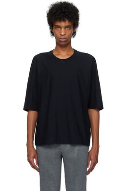 Homme Plissé Issey Miyake: Чёрная футболка 