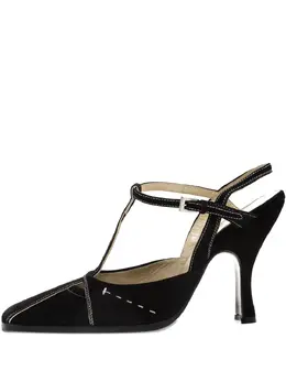 Prada Pre-Owned: Чёрные туфли 