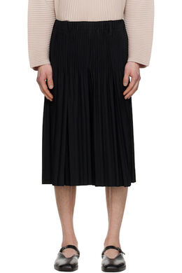 Homme Plissé Issey Miyake: Чёрные шорты 