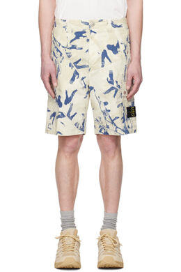 Stone Island: Белые шорты 