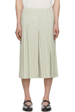 Homme Plissé Issey Miyake: Серые шорты 