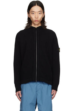 Stone Island: Чёрный кардиган 