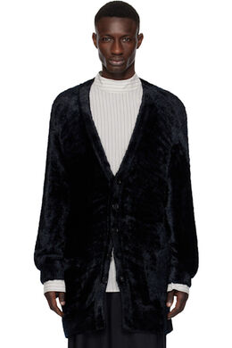 Dries Van Noten: Тёмный кардиган 