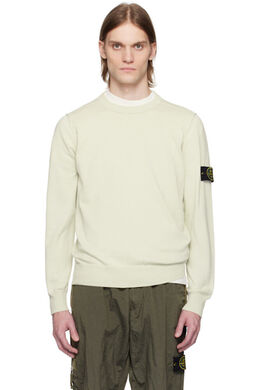 Stone Island: Бежевый свитер 