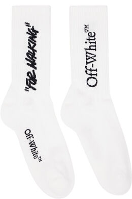 Off-White: Белые носки  Quote