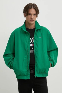 Tommy Jeans: Зелёная куртка 