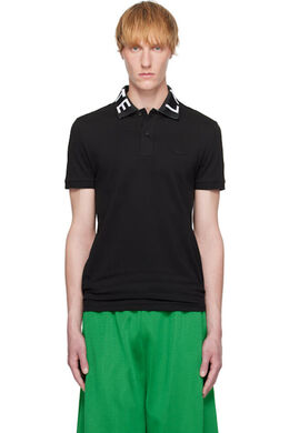 Lacoste: Чёрная рубашка 