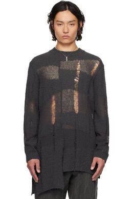 Yohji Yamamoto: Серый свитер 