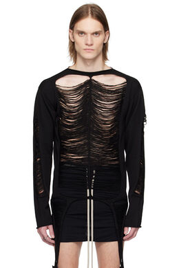 Rick Owens: Чёрный свитер  LS