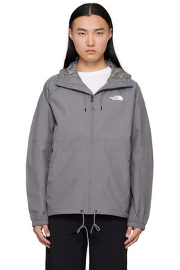 The North Face: Серая куртка 