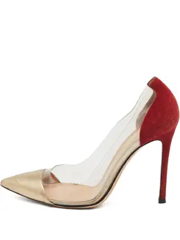 Gianvito Rossi: Красные туфли  Plexi
