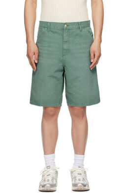 Carhartt Work In Progress: Зелёные шорты 