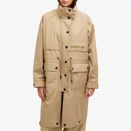 Moncler Grenoble: Длинный пуховик 