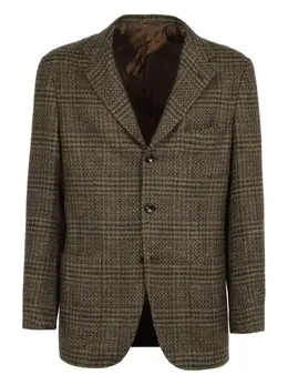 Kiton: Коричневые пиджаки 