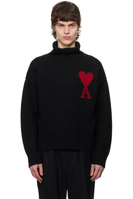 AMI Paris: Чёрный свитер  Ami de Cœur