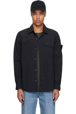 Stone Island: Чёрная рубашка  Ghost