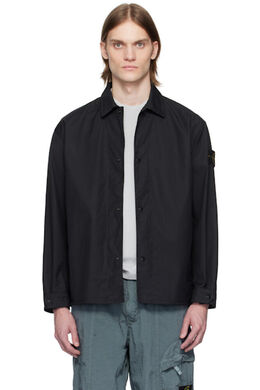 Stone Island: Чёрная рубашка 