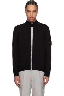 Stone Island: Чёрный кардиган 